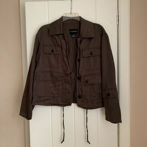 Club Monaco olive green light jacket Xs